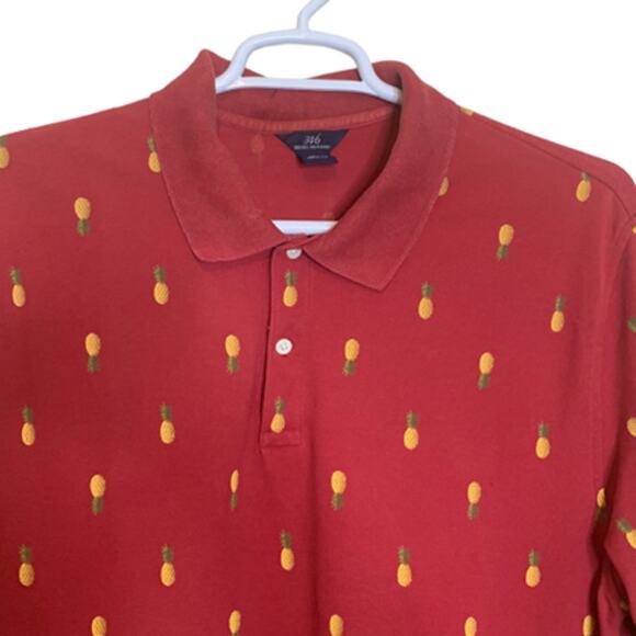 Brooks Brothers 346 Pineapple Short Sleeve Polo Shirt size XL - Picture 5 of 8